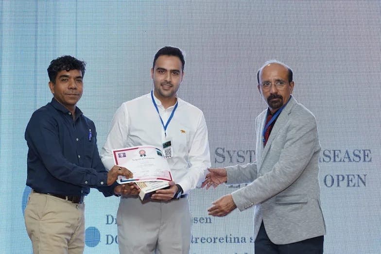 Modern clinic reception area